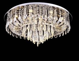 luxury design crystal ceiling light modern lighting AC110V 220V lustre plafonnier led bedroom living room lamp LLFA