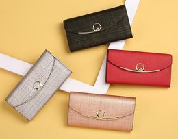 Long Designer wallets season Women New Round Hasp fashion lady Wallet Zipper Phone Clutch Coin Purse Multi funcito handbags 494