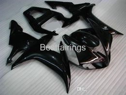 100 fitment free custom injection molding fairing kit for yamaha r1 2002 2003 all black fairings yzf r1 02 03 gg48