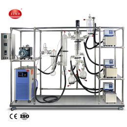 zzkd Lab Supplies new shortpath distillation kit turnkey solution shortrange wiped film evaporator molecular distillation