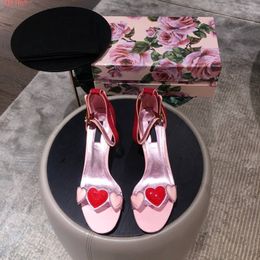 Hot Sale-new fashion high heels sandals shoes High quality lady pink supplier original customization choice Delicate charm