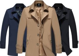 mens trench coats designer jackets long coat men windbreaker Winter Coats mens clothes plus size clothing for men solid Colour overcoats