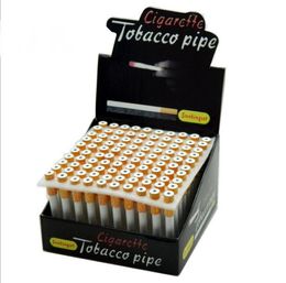 Wholesale of Personal Cigarette Shape Ceramic Pipe Length 78 mm