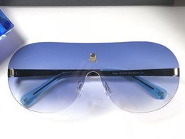 Luxury-skull logo Sunglasses Rimless Connexion lens trend avant-garde glasses for mens womens anti-UV 400 eyewear with original box