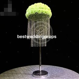 decoration New style Tall crystal walkway lead road ,wedding aisles flower stand,acrylic Centrepieces for wedding table best01018