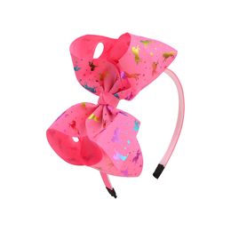 Fashion Unicorn Hair Band Big Bows Headband Baby Girls Boutique Hairbadn Handmade Headwear Dance Party Hair Accessories