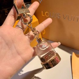 -Französisch Luxus-Design-Kristallkugel Anhänger Keychain Top-Mode-schöne Schmuckzubehör Auto Tasche keyrings mit Geschenk-Box