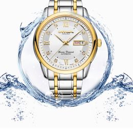 2022 schaut die schweiz Carnival Schweiz mechanische Uhr Männer Saphir Stahl wasserdichte Mensuhren Top-Marke Luxus erkek kol saati reloj Uhren