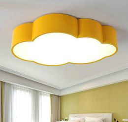 Led Cloud kids room lighting children ceiling lamp Baby ceiling light with yellow blue red white for boys girls bedroom fixtures