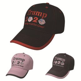 Trump Basebal Hat Keep America Great Letter Embroidery Donald Ball Caps Girls 2020 Trump Lip Flag Baseball Caps Outdoor Sports caps YP49