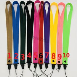 Solid Colour Neck Strap Various Styles Colourful Lanyards Aircraft Buckle Mobile Phone,Keys,ID cards,Badge holders,MP3 MP4 Flash Drives Strap