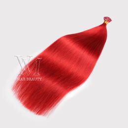 VMAE ITIP Hair Beauty Salon 100g Indian European Straight Keratin Stick Single Drawn 100% Remy Virgin Pre bonded Human Hair Extensions