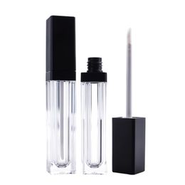 Lip gloss tube empty 5ML Lip gloss container makeup lip oil container Square plastic tubes with wholesale LX8694