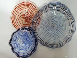 Cheap Hand Blown Glass Wall Hanging Fashion Murano Glass Decorative Plates for Wall Hanging Hot Selling Glass Wall Light