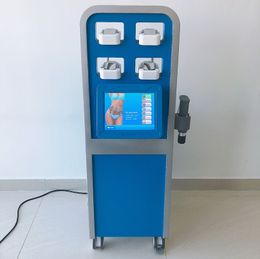 Factory promotional wholesale cryolipolysis shock wave slimming machine cryo cellulite reduce device with 4 cool pad handles