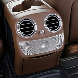 Car Interior Armrest Box Rear Air Vent Outlet Cover Trim frame strip Stickers for Mercedes Benz E class W213 E200 E300 2016-2018 Accessories