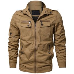 Fashion- Jacket Men Autumn Soldier Ma -1 New Style Jackets Male Brand Slothing Mens Bomber Jackets Plus Size M-6XL