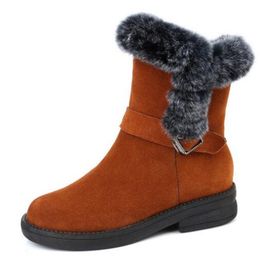 Botas De Invierno De Piel Real Hecho en China Compras en línea | DHgate.com