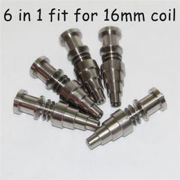 titanium nail 10mm14mm19mm joint 2 in 1 4 in 1 6 in 1 domeless titanium nail for male and female quartz bangers