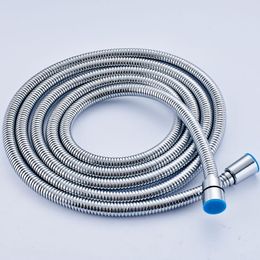 Stainless Steel 3M Flexible Shower Hose Bathroom Water Hose Replace Pipe Chrome Brushed Nickel269o