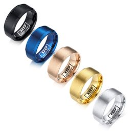 Trump Ring Stainless Steel Metal Vote Rings Printd Keep America Great 2020 Ornaments USA President Gift Rings Party Favour GGA2609