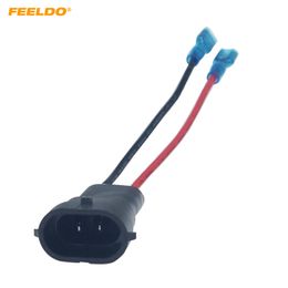 6.3 plug Canada - FEELDO Car Headlight Wire Cable H11-11 To 6.3 Terminal Connector Plug Lamp Bulb Socket Automotive Wiring Adapter #6132