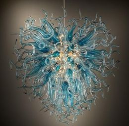 Modern Lamps Design Decorative Chandeliers Lighting Luxury Art Deco Pandent Light with LED Bulbs Hand Blown Murano Glass Chandelier