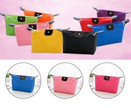 Cosmetic Bag Old Cobbler College Girl Cosmetic Bag Nylon Cloth Colour Wash Bags Stylish Zipper Small Bag EEA1300-11