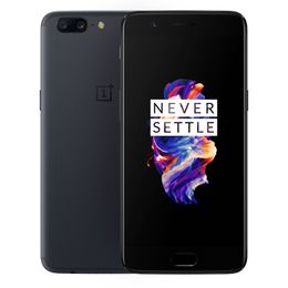 Original Oneplus 5 4G LTE Cell Phone 8GB RAM 128GB ROM Snapdragon 835 Octa Core Android 5.5 inch 20MP NFC Fingerprint ID Smart Mobile Phone