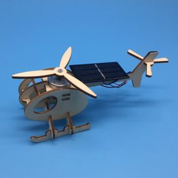 Science and technology small production interesting invention Mini Solar Helicopter primary students DIY puzzle assembly toys