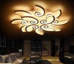 Modern LED Ceiling Light Conch Chandelier Lighting Acrylic Lamp 3/5/9/12/15 heads for Foyer Living Room Bedroom