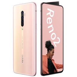 Original Oppo Reno 2 4G LTE Cell Phone 8GB RAM 128GB ROM Snapdragon 730G 48MP AF OTG NFC 4000mAh Android 6.5" AMOLED Full Screen Fingerprint ID Face Smart Mobile Phone