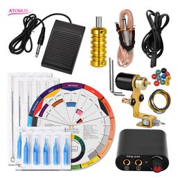 Beginner Professional Kits Tools Accessories Rotary Tattoo Gun Kit Complete Motor Machine Pen Set Tattoo Set Complete Tools Kit