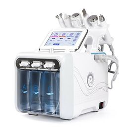 6 in 1 Dermabrasion Machine Spray Ultrasonic Cavitation RF Skin Scrubber for Facial Skin Tightening Device