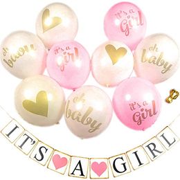 Girl Baby Shower Decorations for Girl Set. Quick & Easy to Set up. Perfect for Baby Shower Favors, Gifts, Games