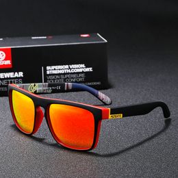 Mirror Polarised Sunglasses Men Square Sport Sun Glasses Women UV gafas de sol Metal hinge UV400 KD156
