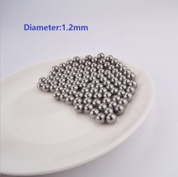 1000pcs/lot Dia 1.2mm stainless steel ball Diameter 1.2mm steel ball bearing ball free shipping