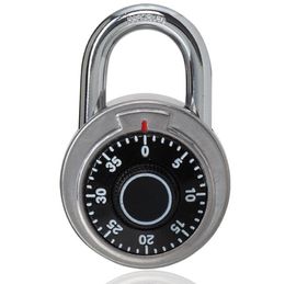 hardened steel shackle dial combination luggage locker lock security padlock for tool boxes wardrobe antitheft door locks