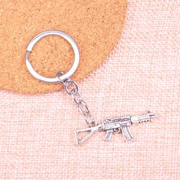 45*13mm machine gun assault rifle KeyChain, New Fashion Handmade Metal Keychain Party Gift Dropship Jewellery