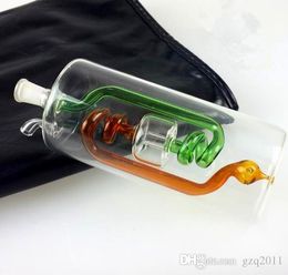 Multi cycle color glass water bongs Wholesale Glass bongs Oil Burner Glass Water Pipes Oil Rigs Smoking Free