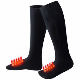 Thermal Cotton Heated Socks Sports Ski Socks Winter Foot Warmer Electric Warm Up Sock Battery Power for Men Women High Quality311U