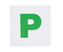 100pcs magnetic backing sticker Fully Magnetic Green P Plates 2 Pack, Extra Strong Stick On for New Driver