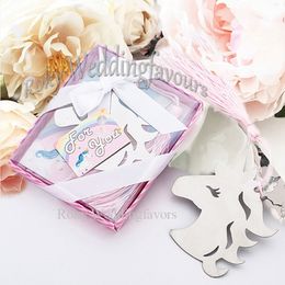 30PCS Unicorn Bookmark with Pink Tassel Wedding Favours Baby Shower Kids Party Favours Event Anniversary Keepsake Birthday Gifts