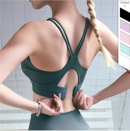 New Yoga bra with shock proof in Europe and America can adjust fitness vest and back sports underwear