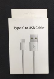 New Universal Type C Micro V8 USB Charger Cable Data Sync Cord with Retail Package Box For S6 S7 S8 S10 Note7 8 9 10 Huawei