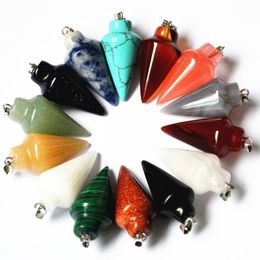 Natural Stone Pendants for Necklaces Onyx Arrow pendants necklace for Jewellery Making