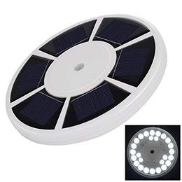 Solar Flag Pole Lights 26 LED Weatherproof Flagpole Downlight Light for Most 15 to 25 Ft Flagpole Dusk to Dawn Auto On/Off