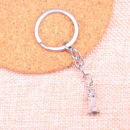 New Keychain 20*9mm castle lighthouse Pendants DIY Men Car Key Chain Ring Holder Keyring Souvenir Jewellery Gift