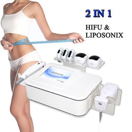 2 IN 1 Liposonix HIFU machine Newest slimming face lifting skin tightening beauty equipment