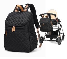 Wielofunkcyjna torba na pieluchy dla niemowląt Duża pojemność Wygodne paski plecakowe stylowy projektant i organizator podróży